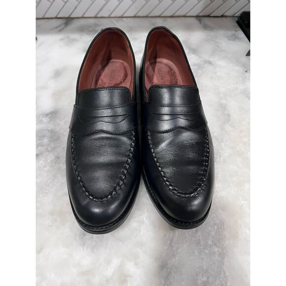 Allen Edmonds Randolph Penny Loafers Black Leather Men’s 12 D Dress Shoes USA main image 9